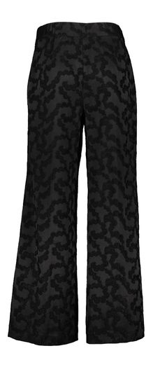 Zwart geklede broek met subtiele print Blanka Pant Co'Couture