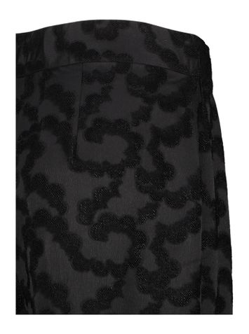 Zwart geklede broek met subtiele print Blanka Pant Co'Couture