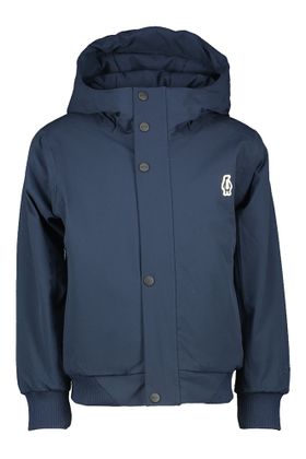 Donkerblauwe water afstotende winterjas met teddy binnenkant Lazy Sloth Gosoaky
