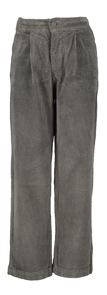 Donkergrijze ribfluwelen broek Scalpers