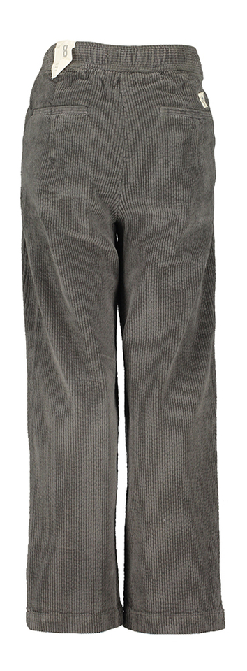 Donkergrijze ribfluwelen broek Scalpers