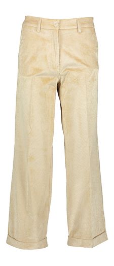 Ecxru glanzende corduroy broek Dango Momoni