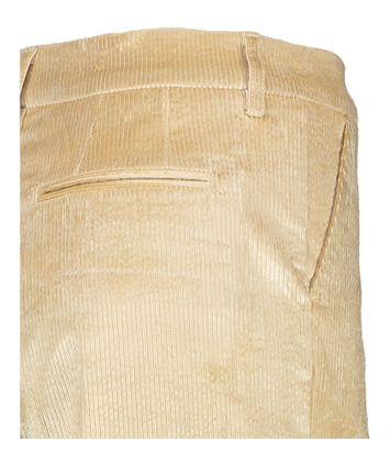Ecxru glanzende corduroy broek Dango Momoni