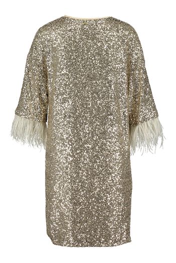 Goud kleed met glitter pailletten Twinset