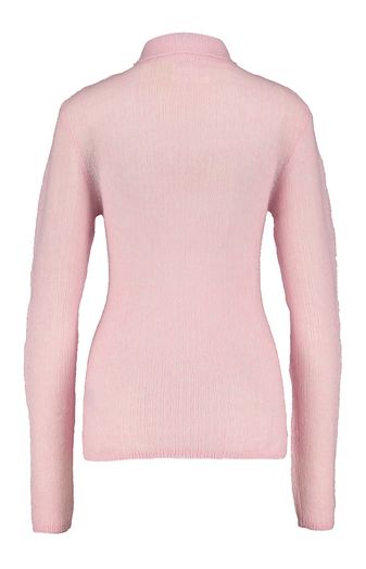 Lichtroze wollen pull met rolkraag Lyric MSCH Copenhagen