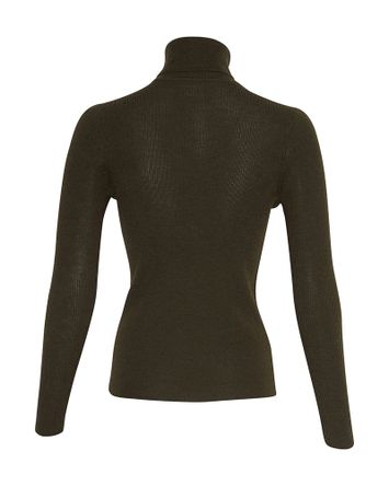Zwarte souspull met ribbelstof in merino wol Msch Copenhagen