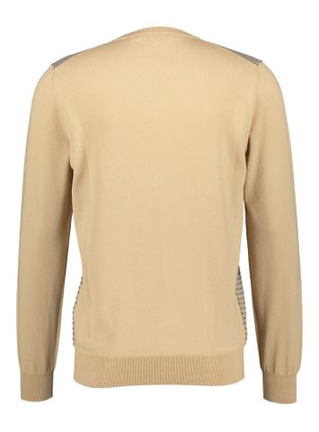 Beige trui met motief voorraan Altobello