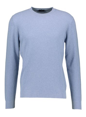 Blauwe katoenen trui Altobello