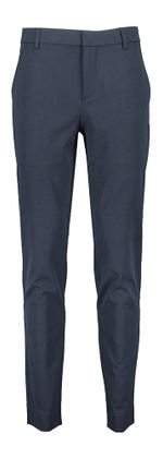 Plain Donkerblauwe geklede slim fit broek Josh