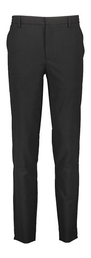 Zwarte comfortabele slim fit broek Theo Plain