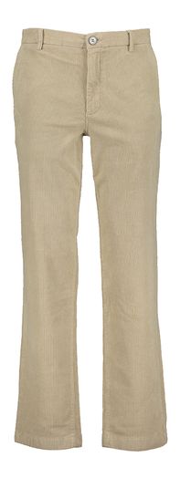 Beige ribfluwelen broek Lucas Plain