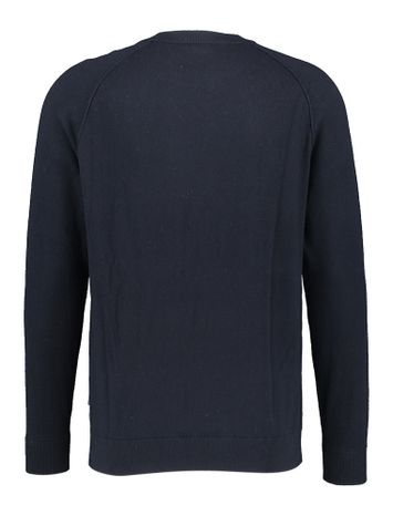 Donkerblauwe pull met ronde hals Pelle Saint Steve
