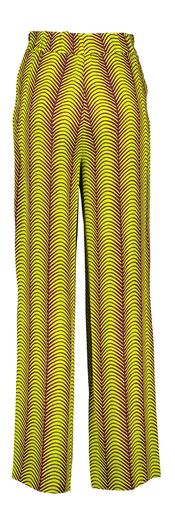 Groene losse broek met print Bonxi Her
