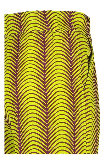 Groene losse broek met print Bonxi Her