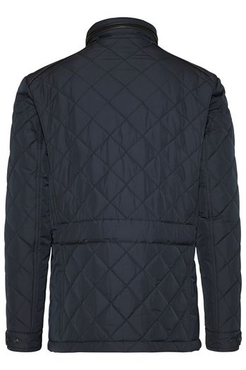 Donkerblauwe jas met rits Bugatti