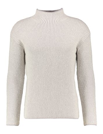 Grijs en witte pull met ronde hals Phil Petter