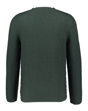 Groene wollen pull met ronde hals Phil Petter