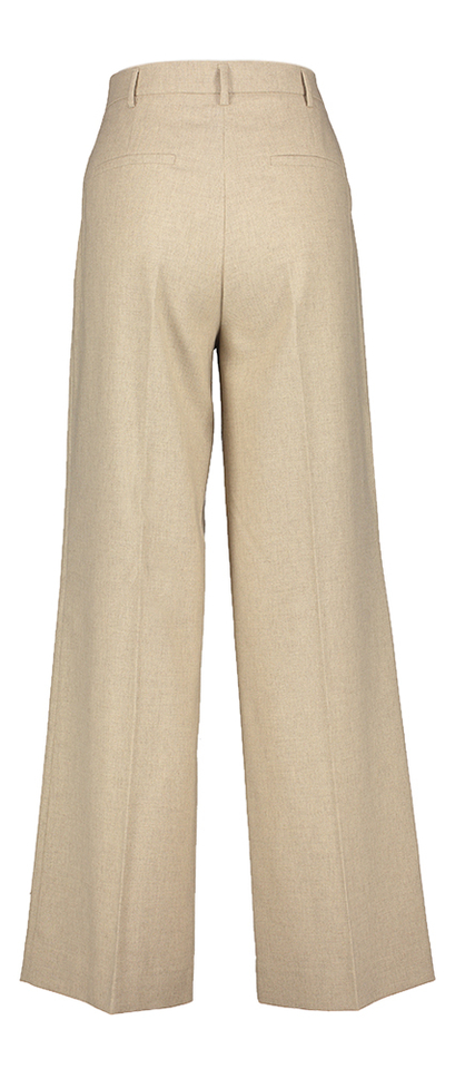 Beige lange wijde broek Zenggi 