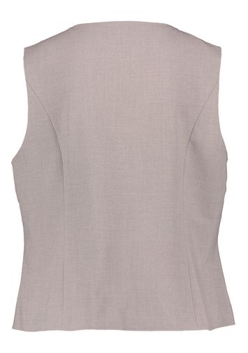 Grijsbruine gilet met knopen Vitani Evoked