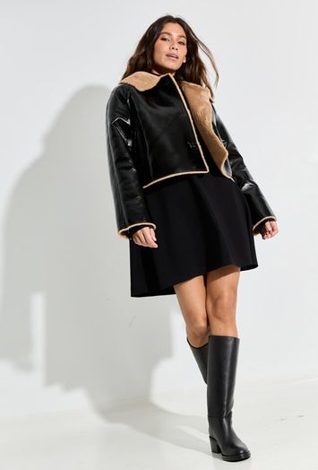 zwarte jurk Donne Pinko