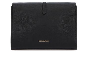 Zwarte lederen crossbody Dorian Coccinelle