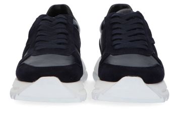Blauwe sneakers met witte zolen Kennel + Schmenger