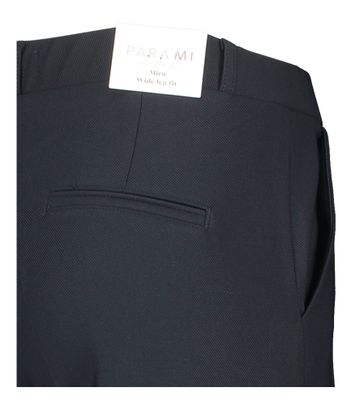 Donkerblauwe geklede broek Myra Jersy Para Mi