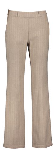 Taupe kleuerige gestreepte broek Hanna City Para Mi