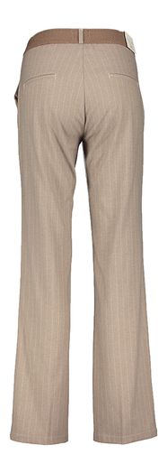 Taupe kleuerige gestreepte broek Hanna City Para Mi