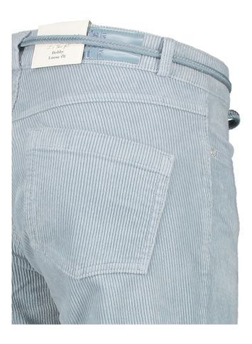 Lichtblauwe broek in ribfluweel Bobby Vintage Para Mi