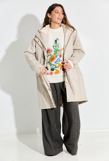 Donkerblauwe loose fit jeans Bethany Haikure