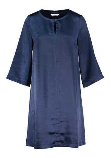 Donkerblauwe jurk in satijnlook Sore Atmos