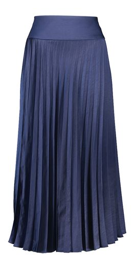 Indigo lange rok met plooien Sore Atmos