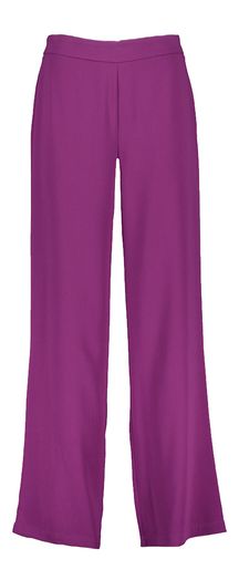 Paarse soepelvallende broek Massil Atmos