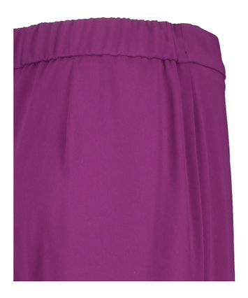 Paarse soepelvallende broek Massil Atmos