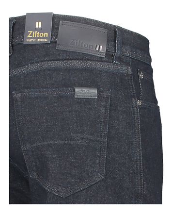 Donkerblauwe slim fit jeans Zilton 