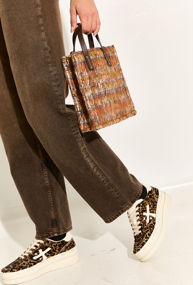 Micol lage sneakers met dierenprint Premiata