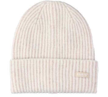 Beige muts met ecru patroon Barts