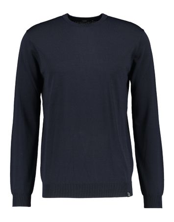 Zwarte pull met ronde hals 7SQR