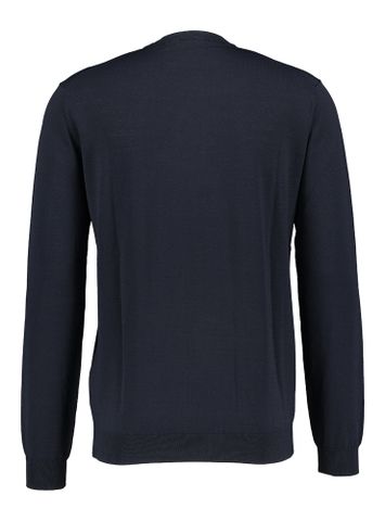 Zwarte pull met ronde hals 7SQR