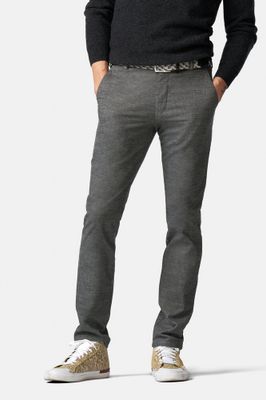 Grijze comfortabele stretch chino Bonn Meyer