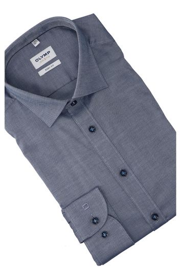 Grijs katoenen hemd ( comfort fit) met extra lange mouwen Olymp