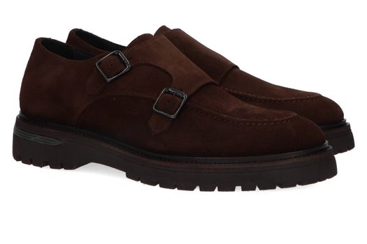 Espresso Brown schoenen met gespen Cycleur de Luxe