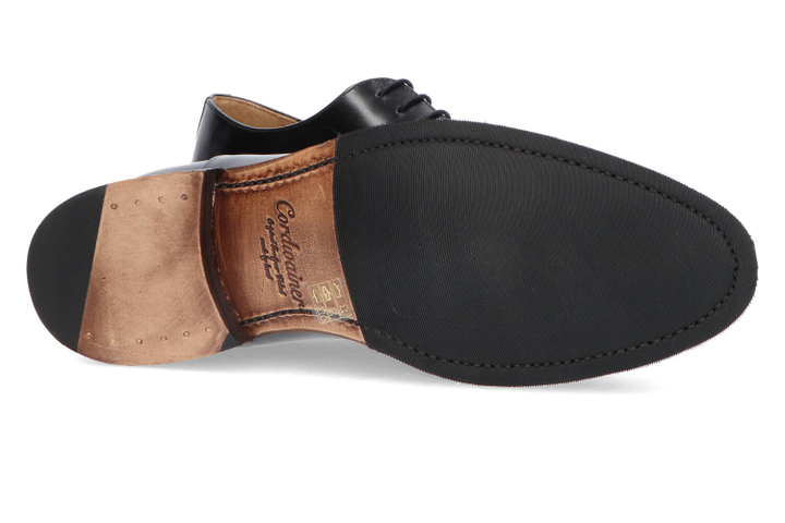 Zwarte klassieke veterschoenen Caen Cordwainer
