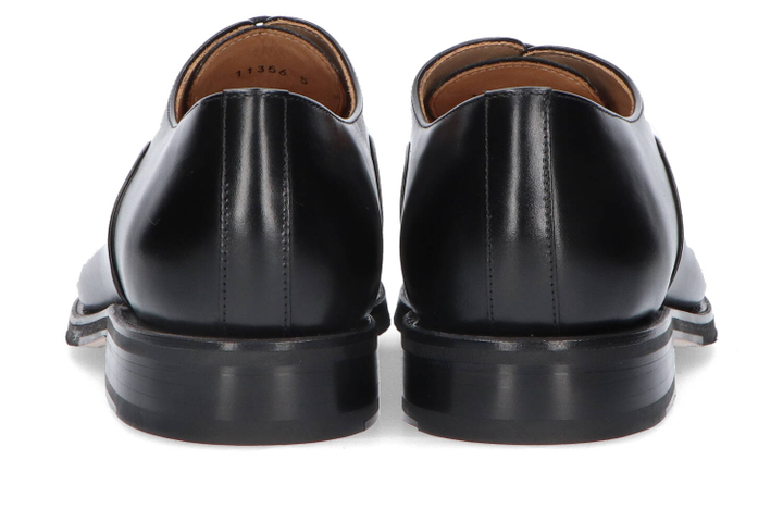 Zwarte klassieke veterschoenen Caen Cordwainer