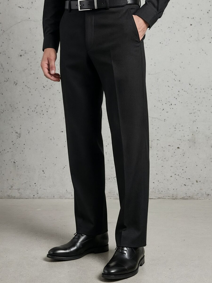 Zwarte klassieke veterschoenen Caen Cordwainer