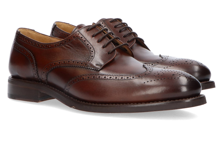 Donkerbruine klassieke veterschoenen Blois Cordwainer