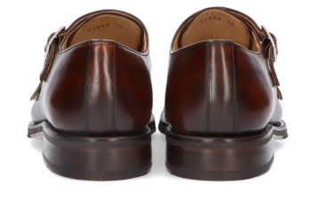 Donkerbruine veterschoenen met gesp Clyde Cordwainer