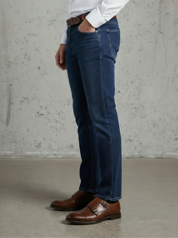 Donkerbruine veterschoenen met gesp Clyde Cordwainer