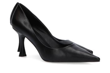 Zwarte pumps met trechterhak Lola Cruz